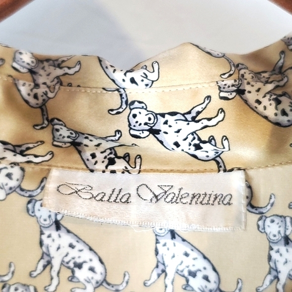 Vintage Yellow Patterned Blouse - Picture 5 of 7